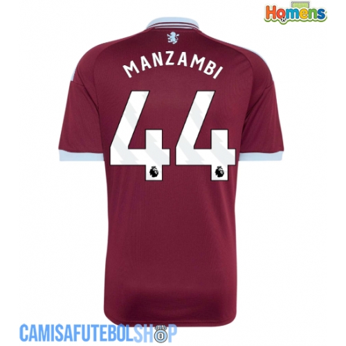 Camisa de time de futebol Aston Villa Johan Manzambi #44 Replicas 1º Equipamento 2026-27 Manga Curta